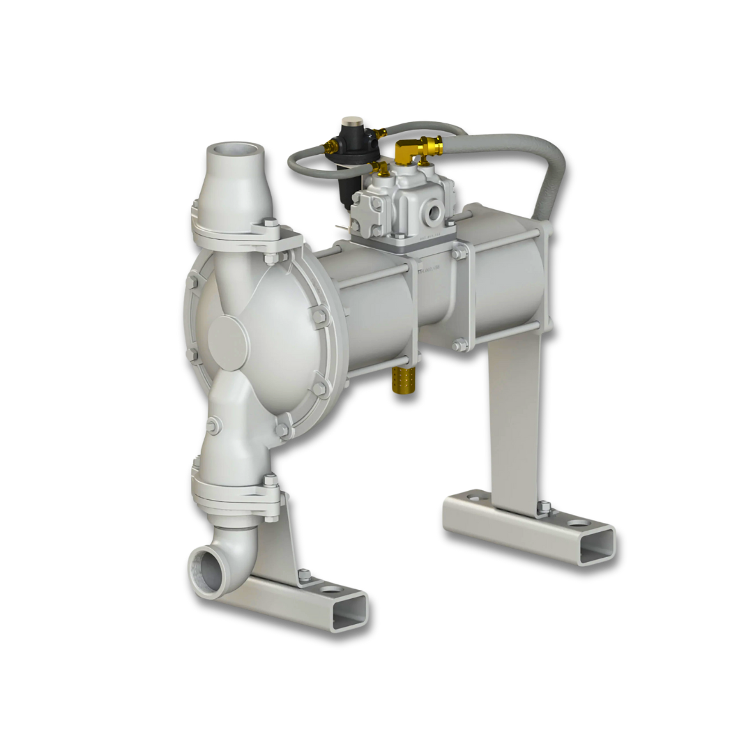 EH2-M Metallic 2-Inch High-Pressure AOD Ball Valve Pump for industrial applications