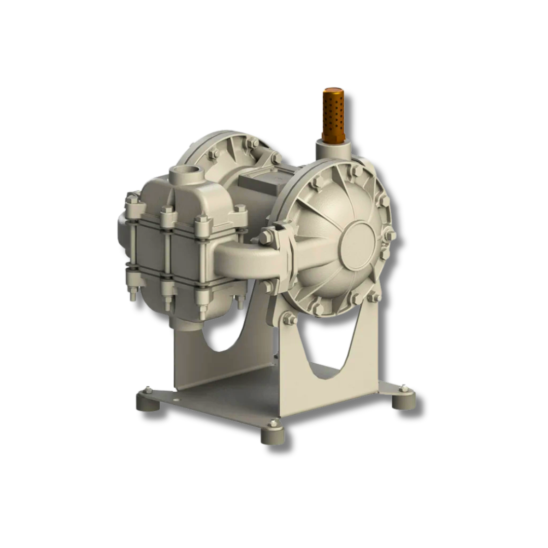 SB1 & SB25 Metallic AODD pump for heavy-duty ball valve applications