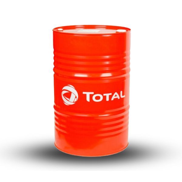 Product image showcasing Total Azolla AF 68 zinc-free hydraulic oil drum packing