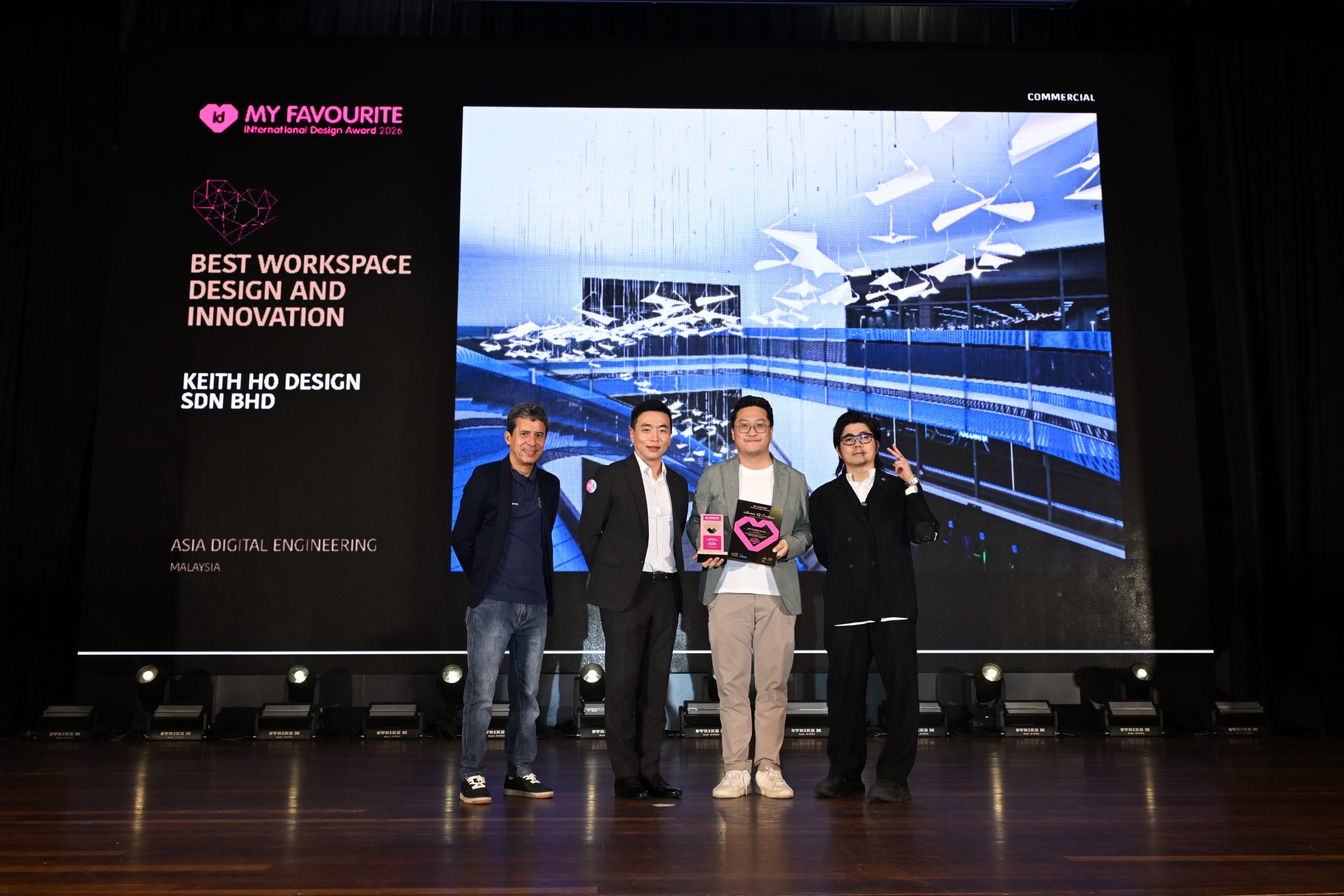 Keith Ho Design Sdn Bhd (KHD) won the award of Best Workspace Design and Innovation