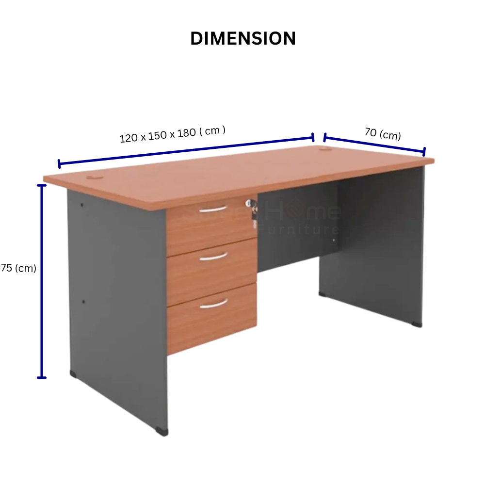 Office Table Size