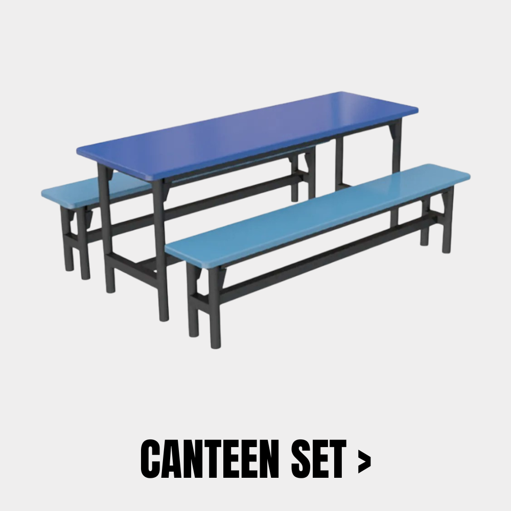 Hostel Furniture | Canteen Table & Bench Chair Set