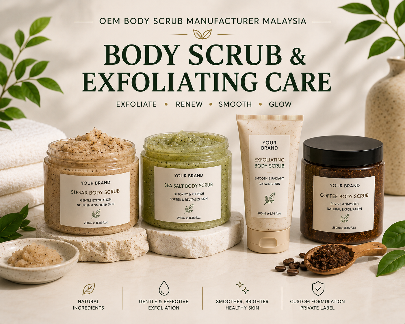 OEM Body Scrub Manufacturer Malaysia