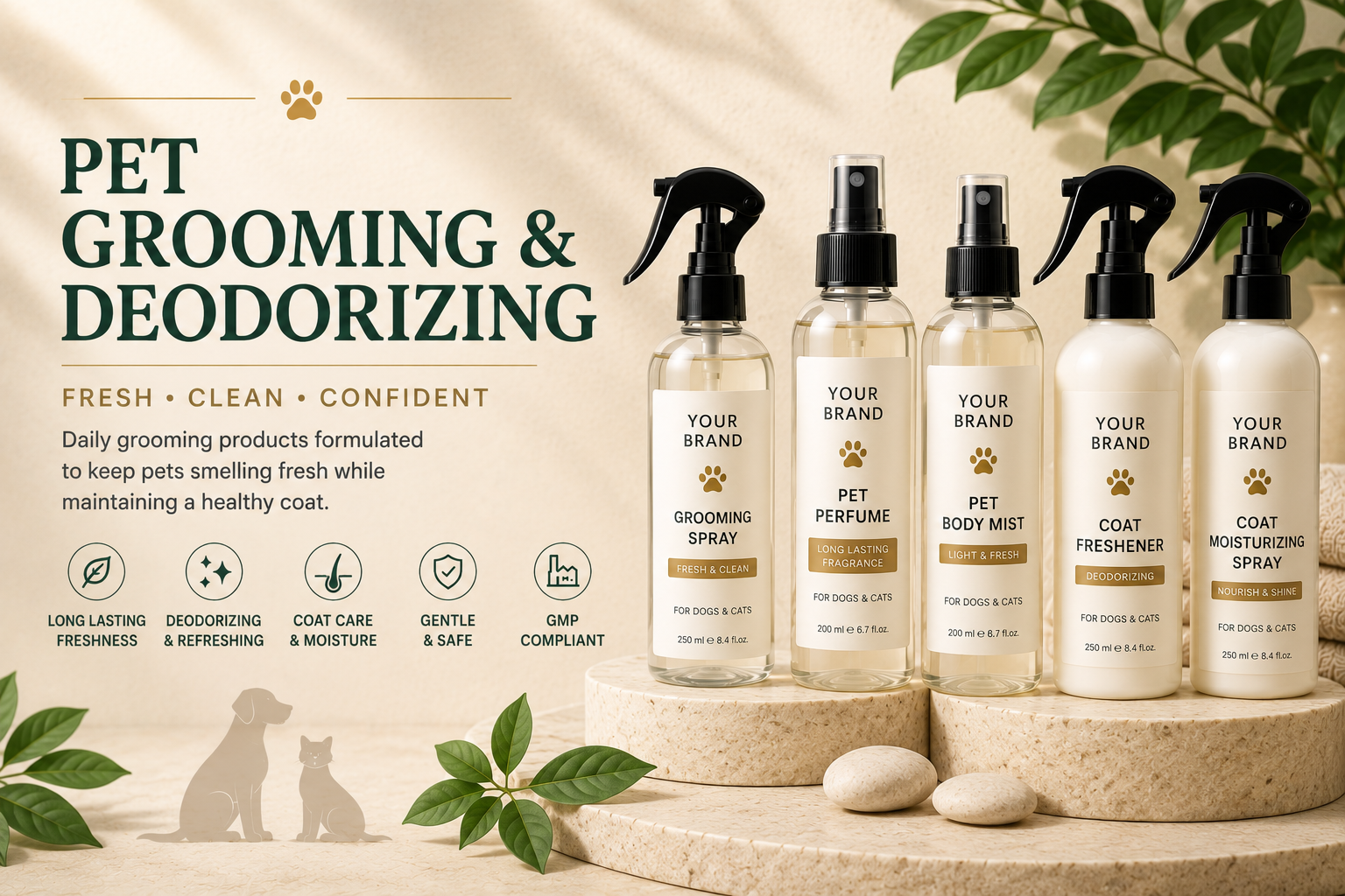 OEM Pet Grooming Deodorizing Manufacturer Malaysia