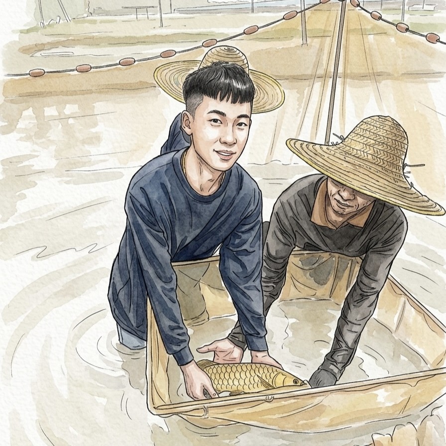 A Shou and the Fish Tank