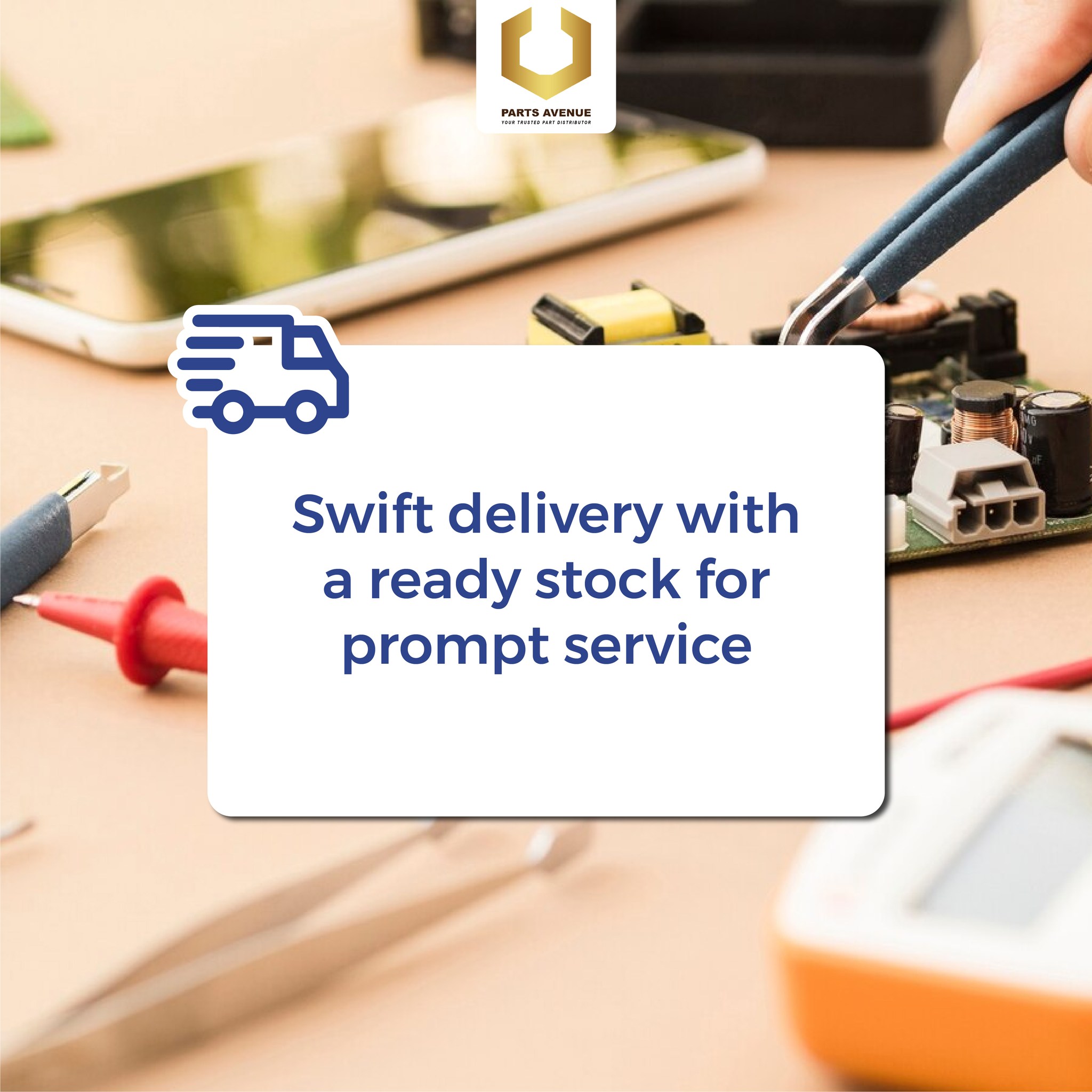 Swift IT parts delivery