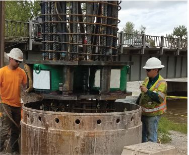 Bi-Directional Pile Load Test