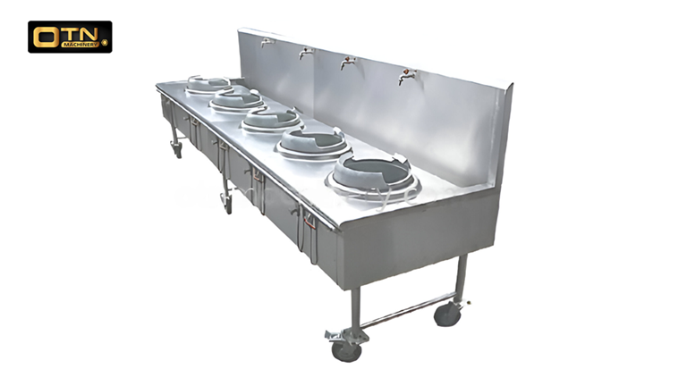 Image of 5 Hole Stainless Steel Kwali Range Gas / Cooking Range