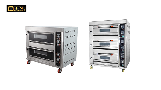 3 deck 6 tray gas oven