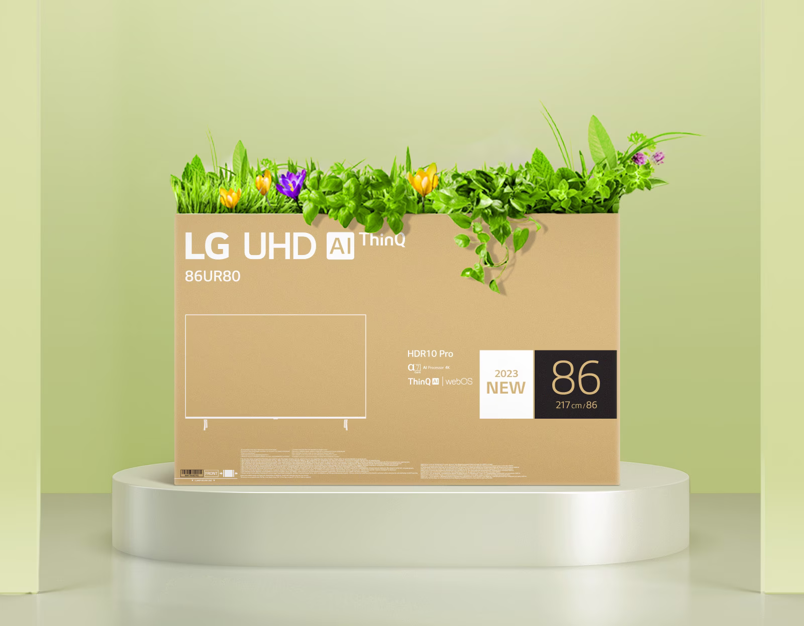 Lg-tv-uhd-sg long-eco-freindly-box