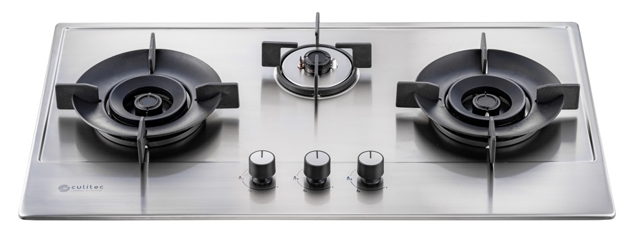 CULITEC 3 Burner 5.0kw Stainless Steel Gas Hob (GH93SS-L)