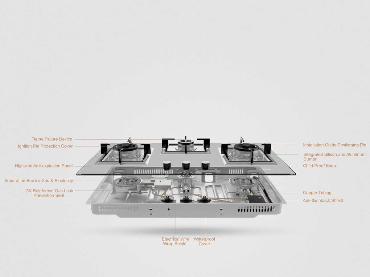 FOTILE Built-in Gas Hob�燝AG76202