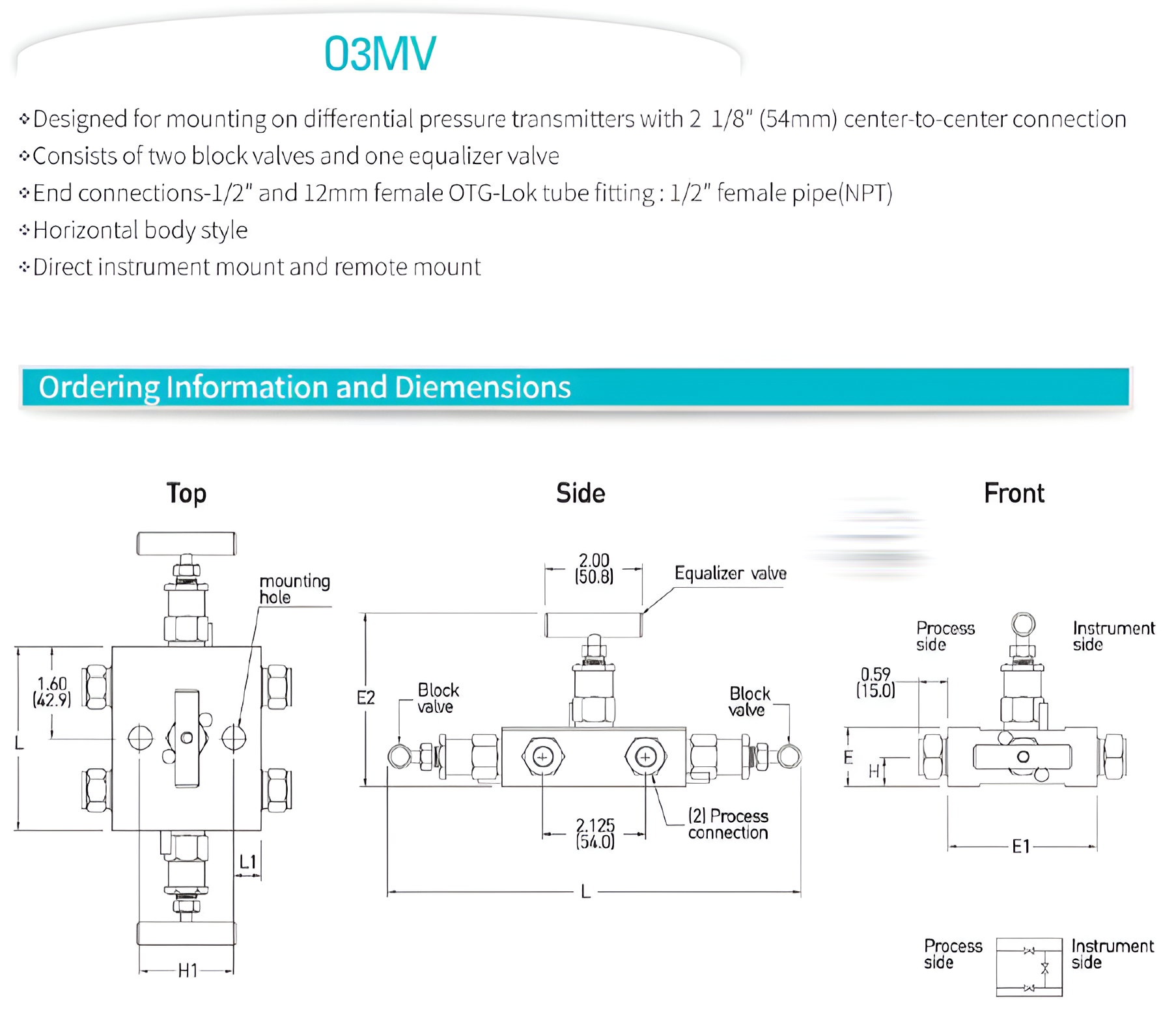 Instrumentation Tube Fittings Malaysia Supplier Manifold Valves 2