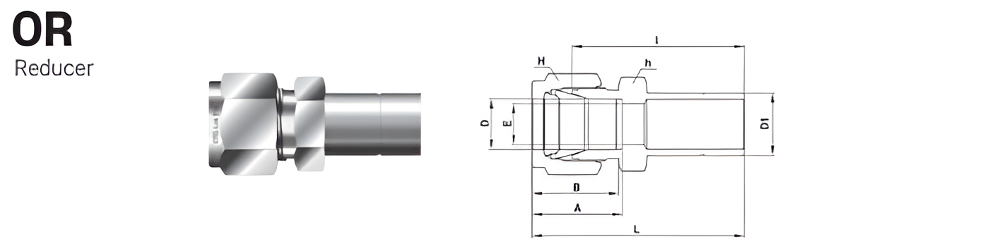 OTGLok SS316L Instrumentation Tube Fittings Supplier OR Reducer