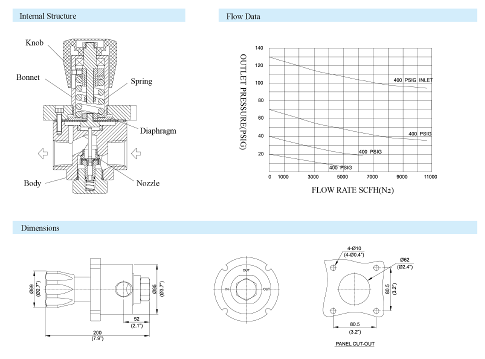 R61 High Flow Gas Pressure Regulator Supplier Malaysia 2