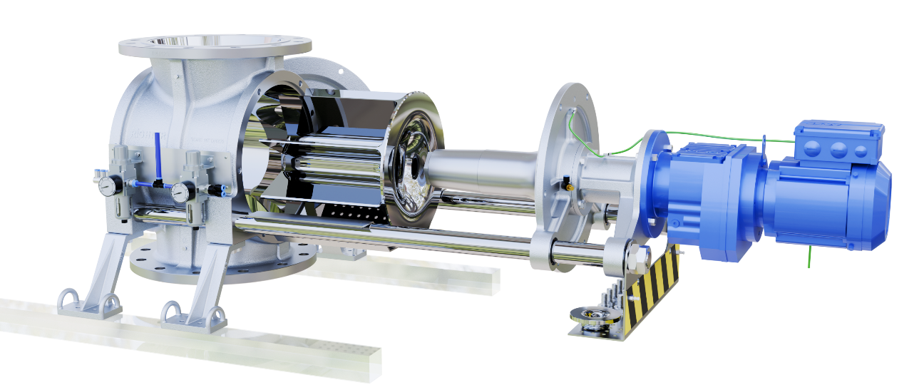 Rotary Valve Open View