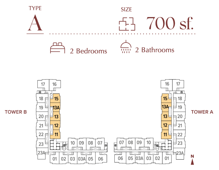 Type A Floor Plan 1