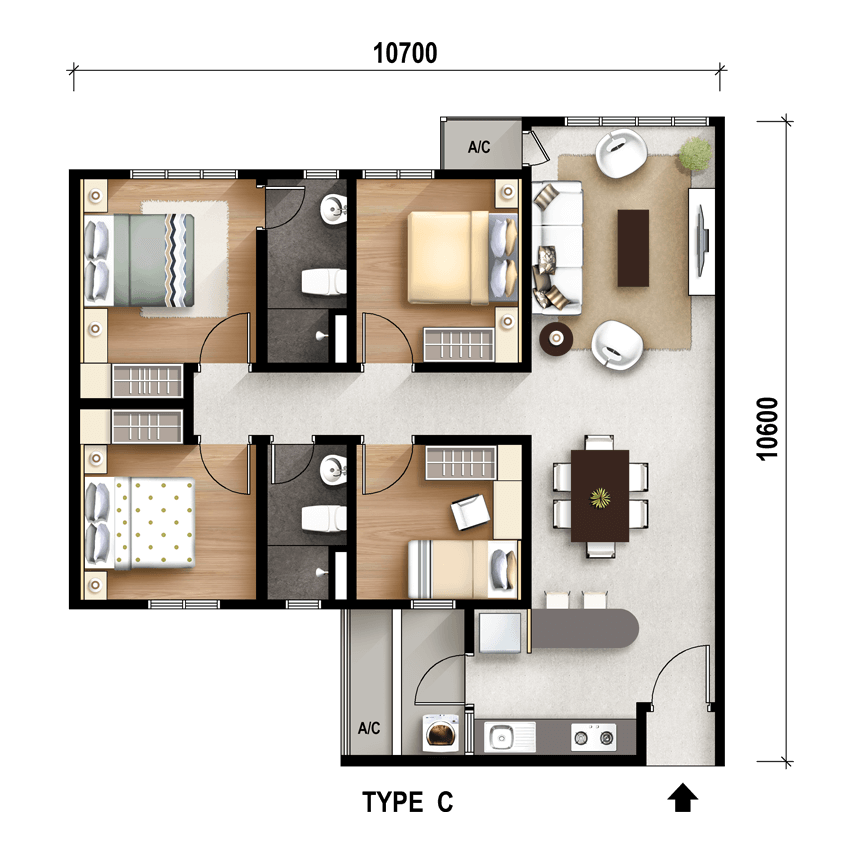 Type C Floor Plan 2