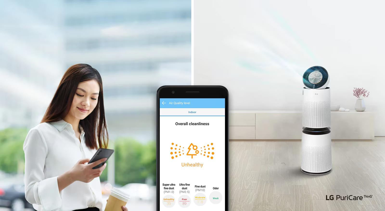 Take Control of the Air You Breathe with LG ThinQ!