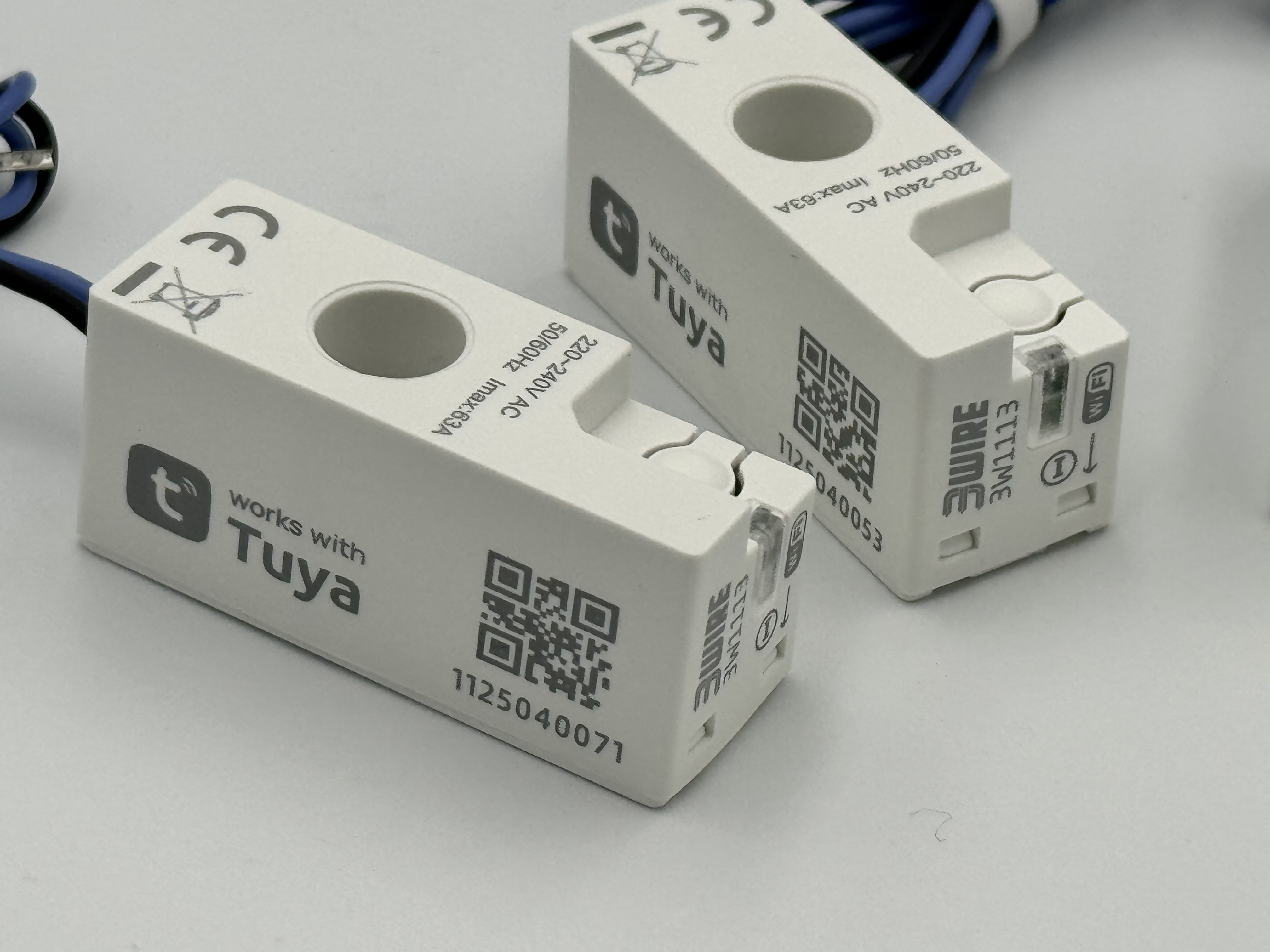 3Wire WattCheck Smart Power Meter mounted for MCB energy monitoring