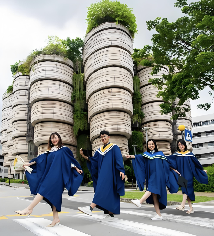 在新加坡学习的学生