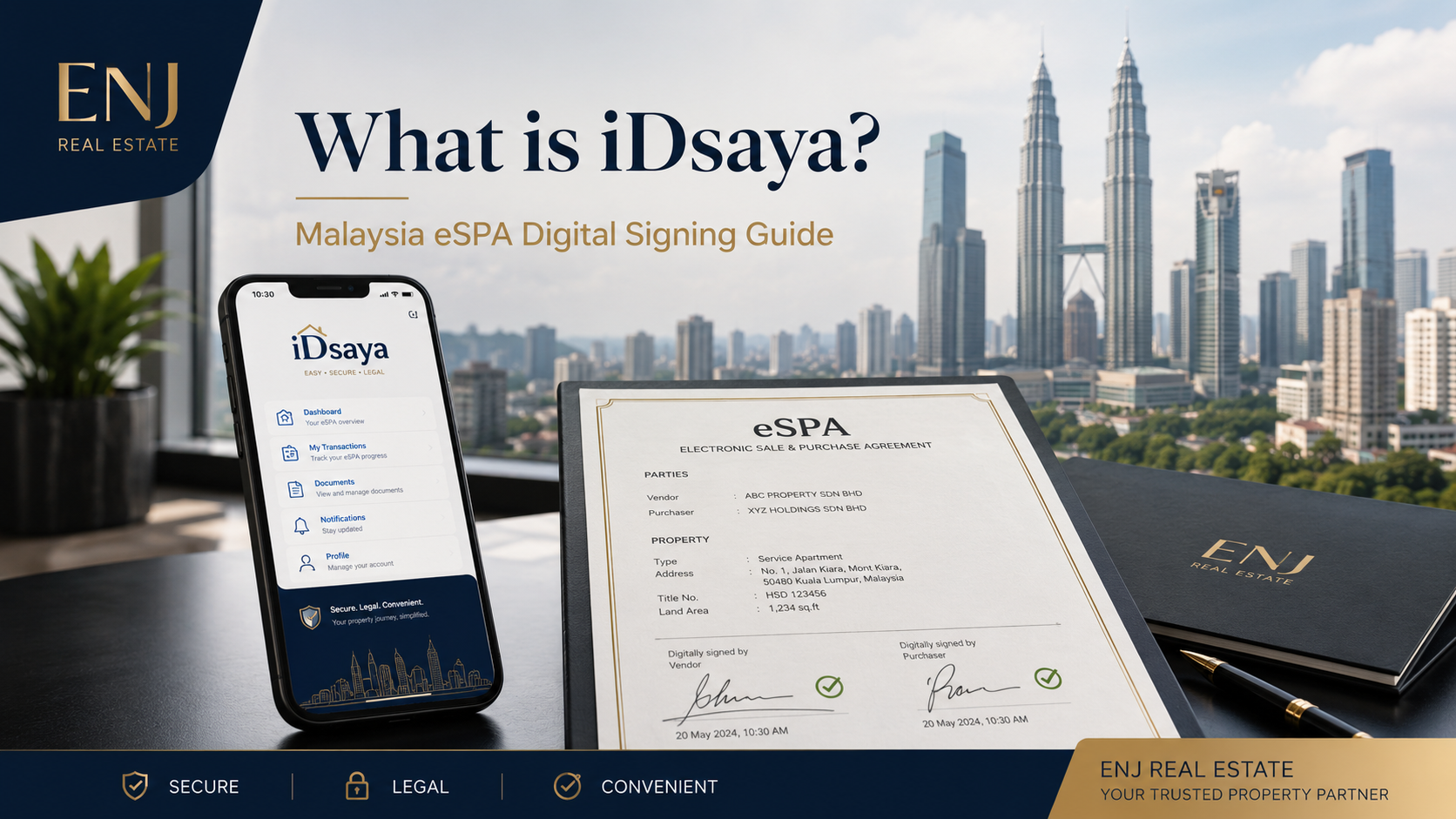iDsaya app Malaysia eSPA digital signing for property buyers