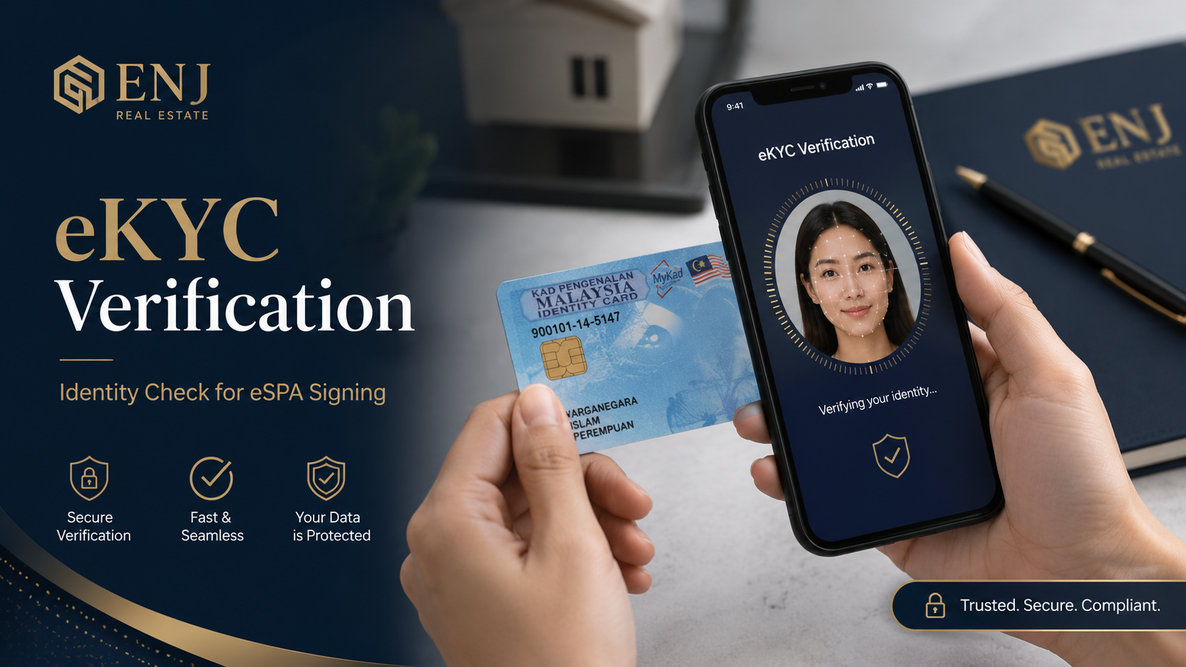 iDsaya eKYC identity verification document scan and facial recognition