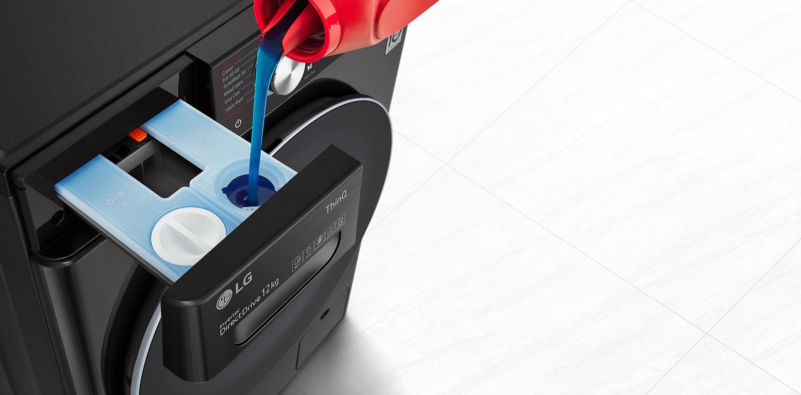 ezDispense accurate detergent dosing