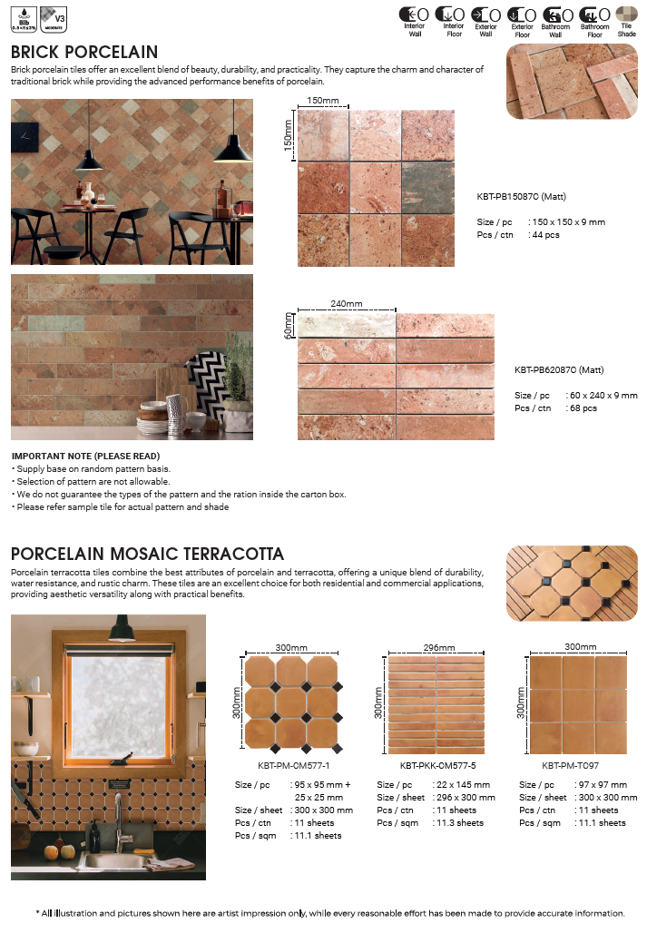 gng, cantik, pattern tile, art tile, carrara tile