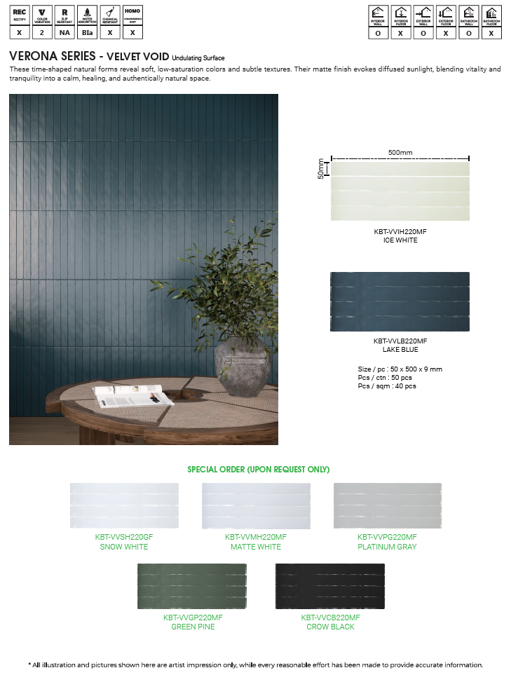gng, cantik, pattern tile, subway tile