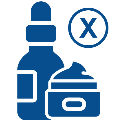 Unsuitable Skin Products