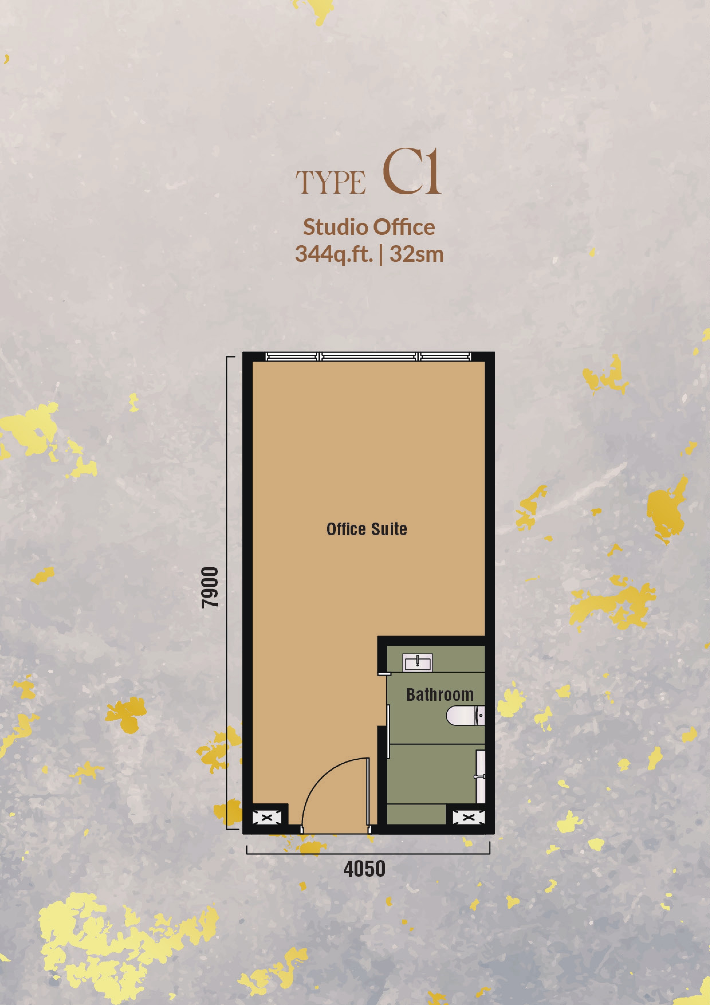 Branniganz Suites Type C1 Floor Plan