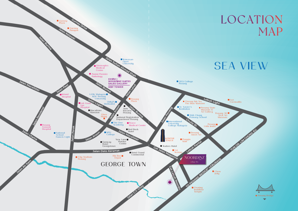 Noordinz Suites location map