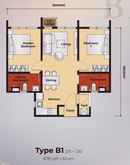Floor Plan B1