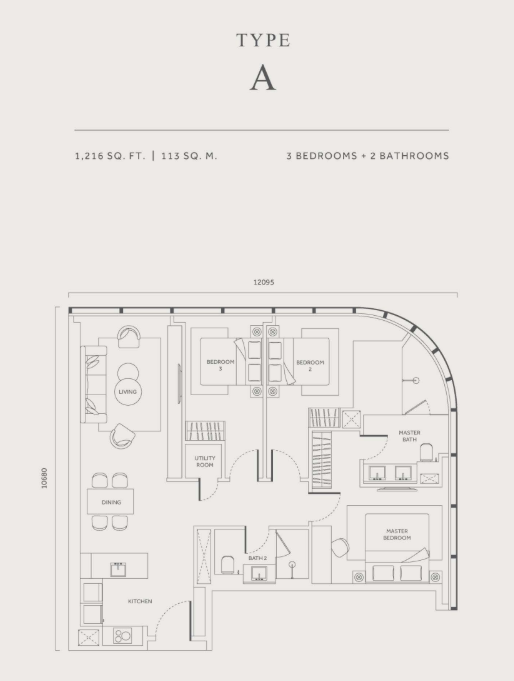 CloutHaus Type A Floor Plan