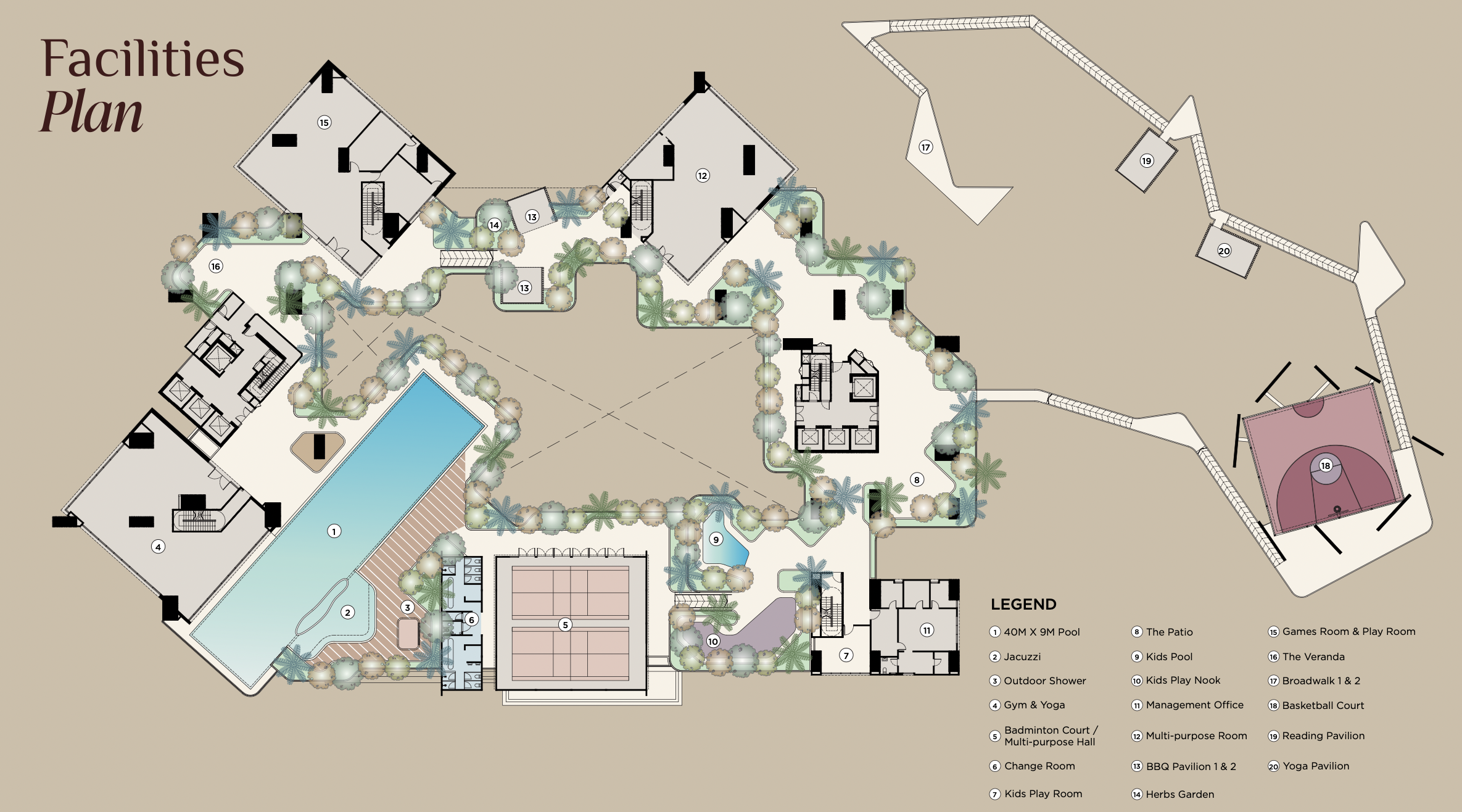 Residensi Bayu Damai Facility Plan