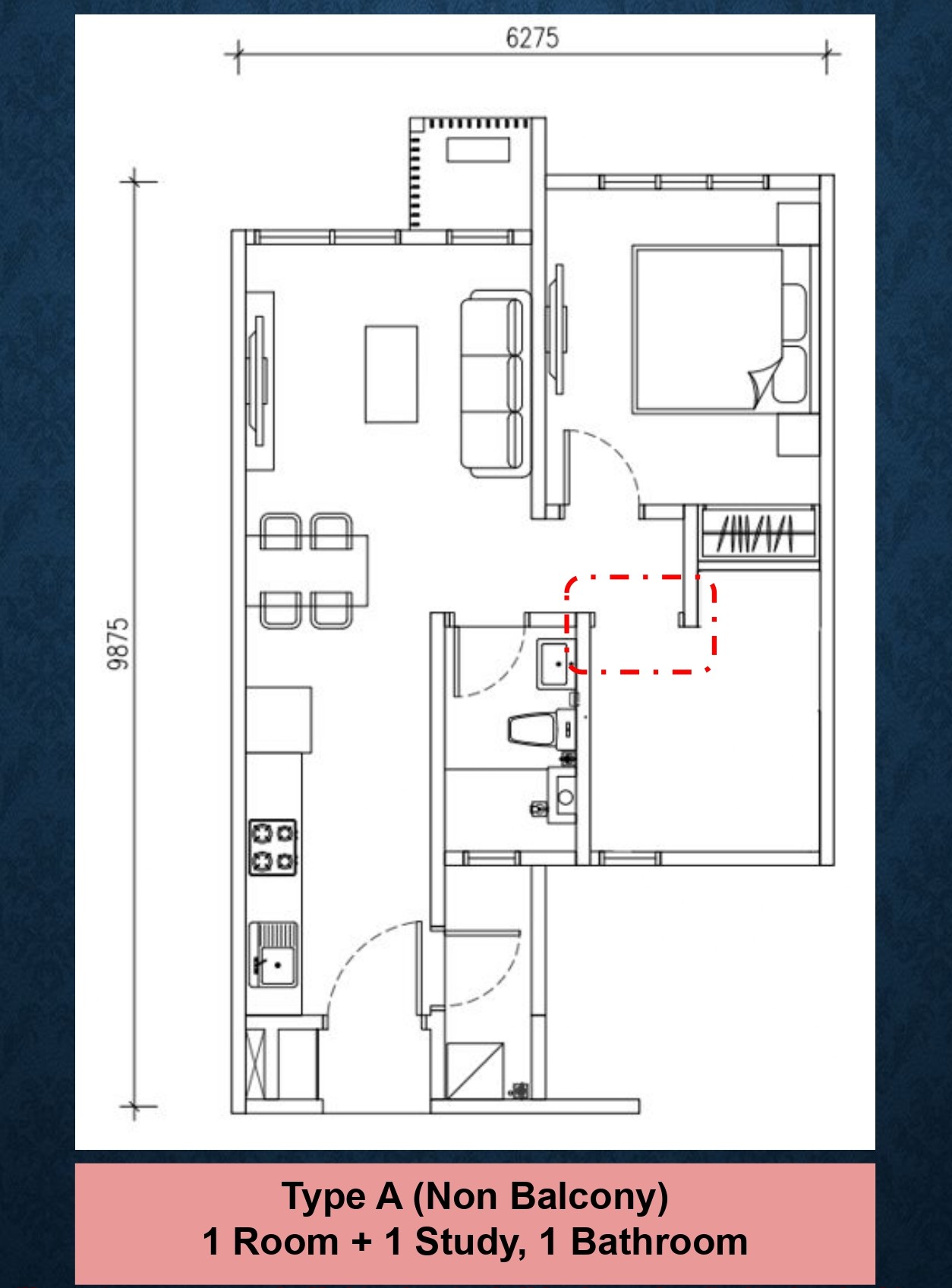 The Asteriaz Type A Floor Plan