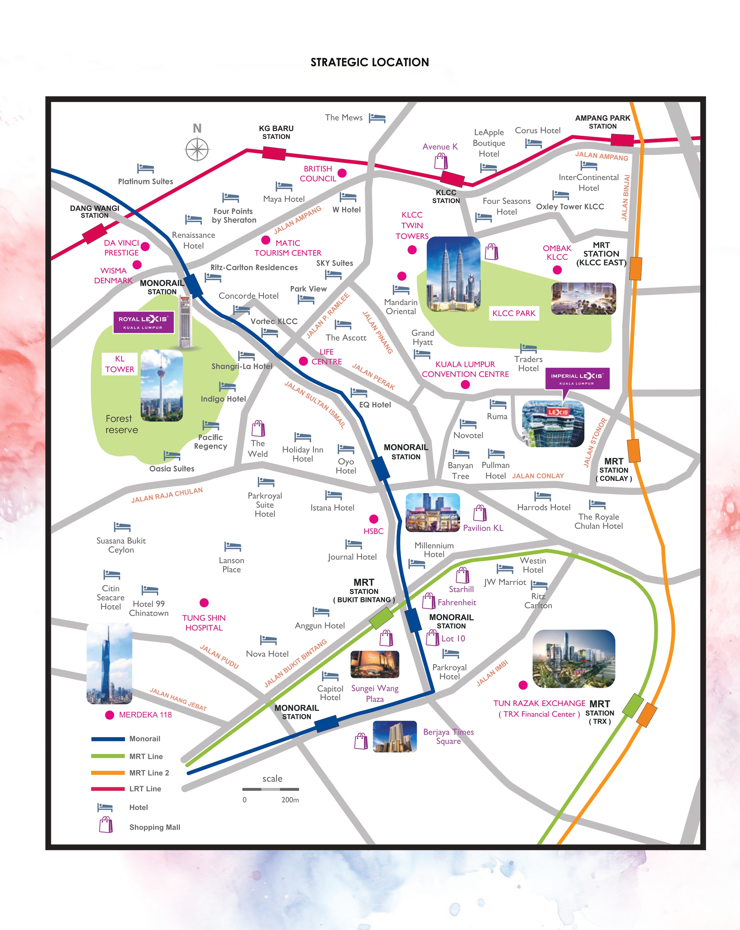 Royal Lexis KL Location Map