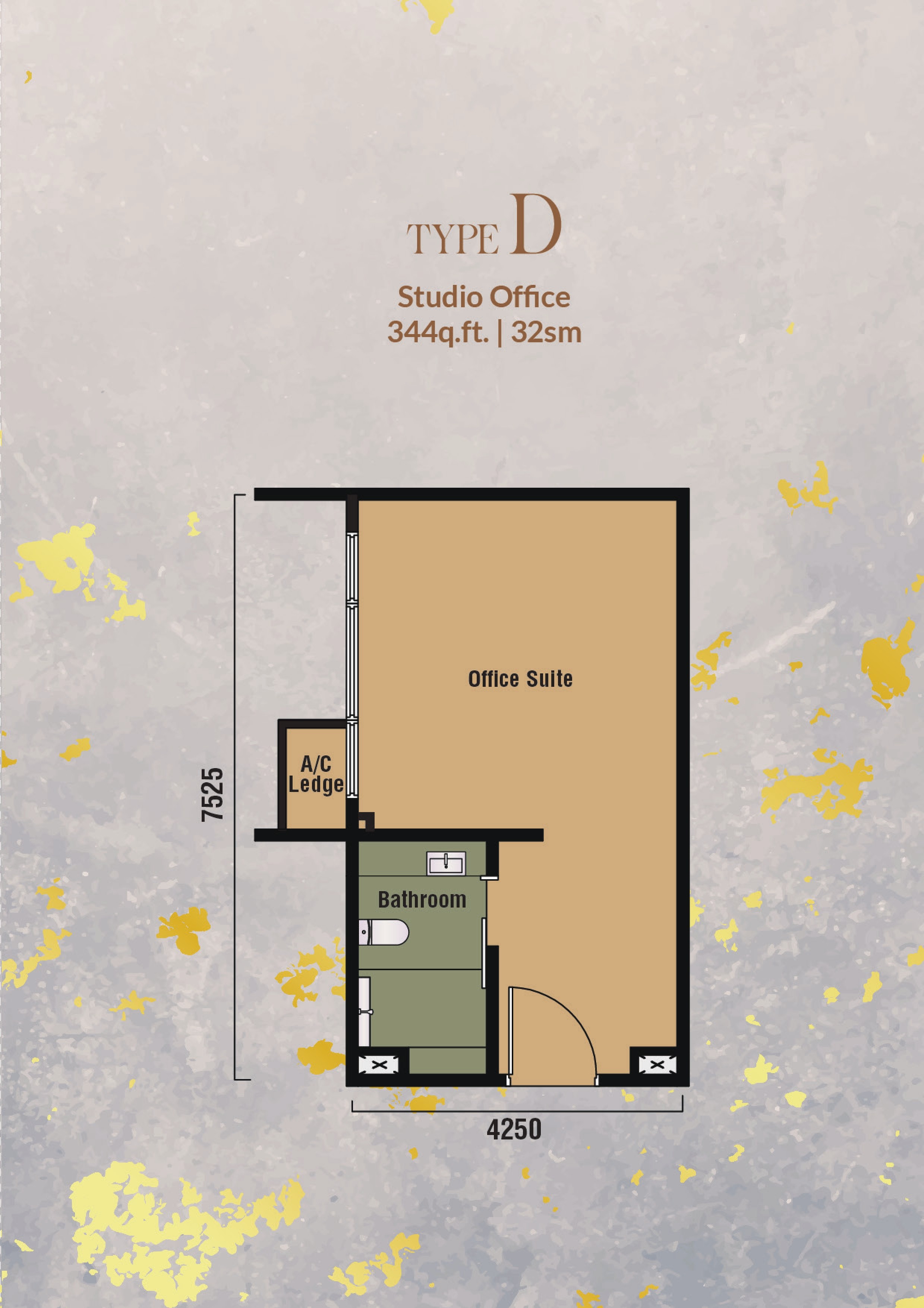 Branniganz Suites Type D Floor Plan