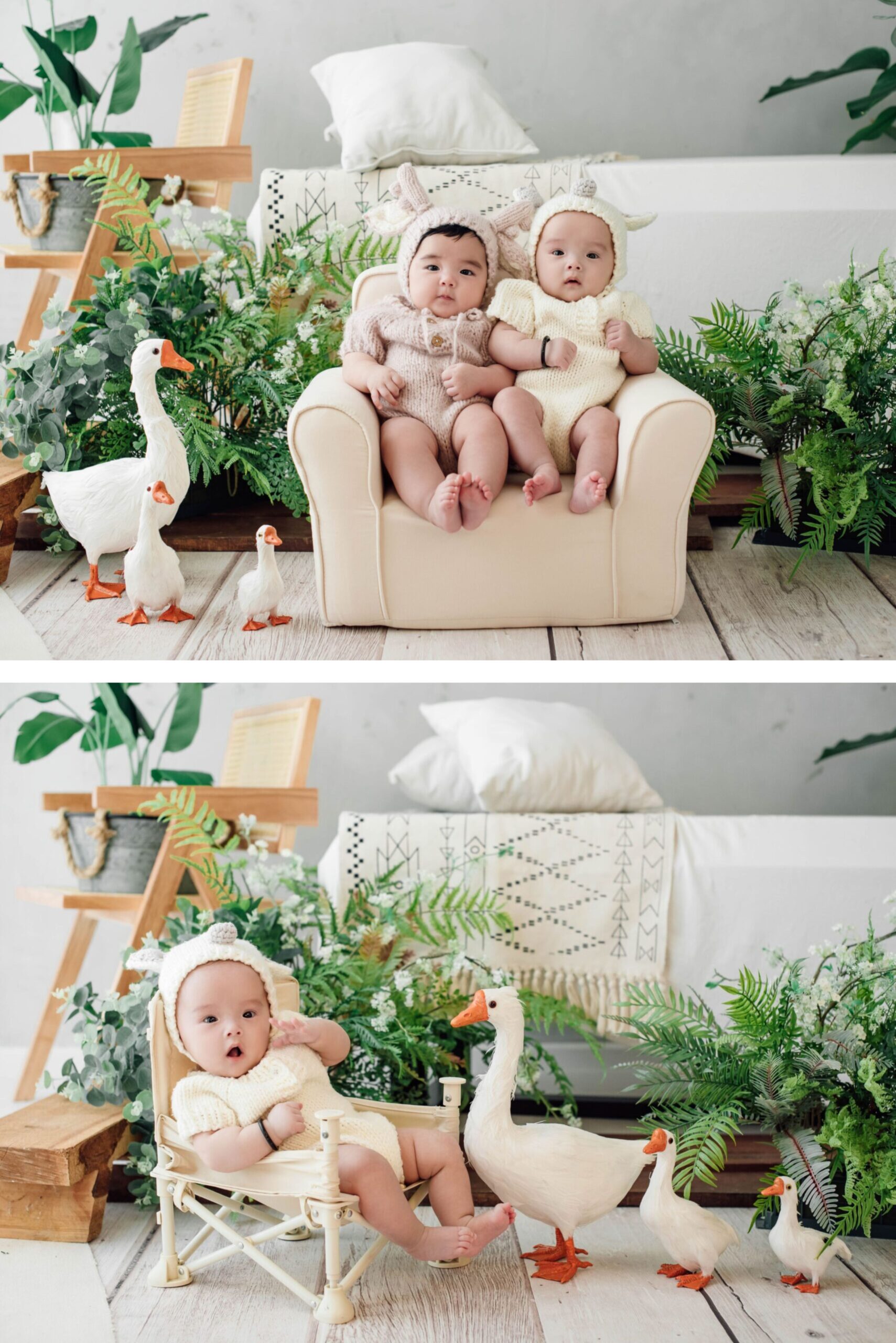 Twin baby photography