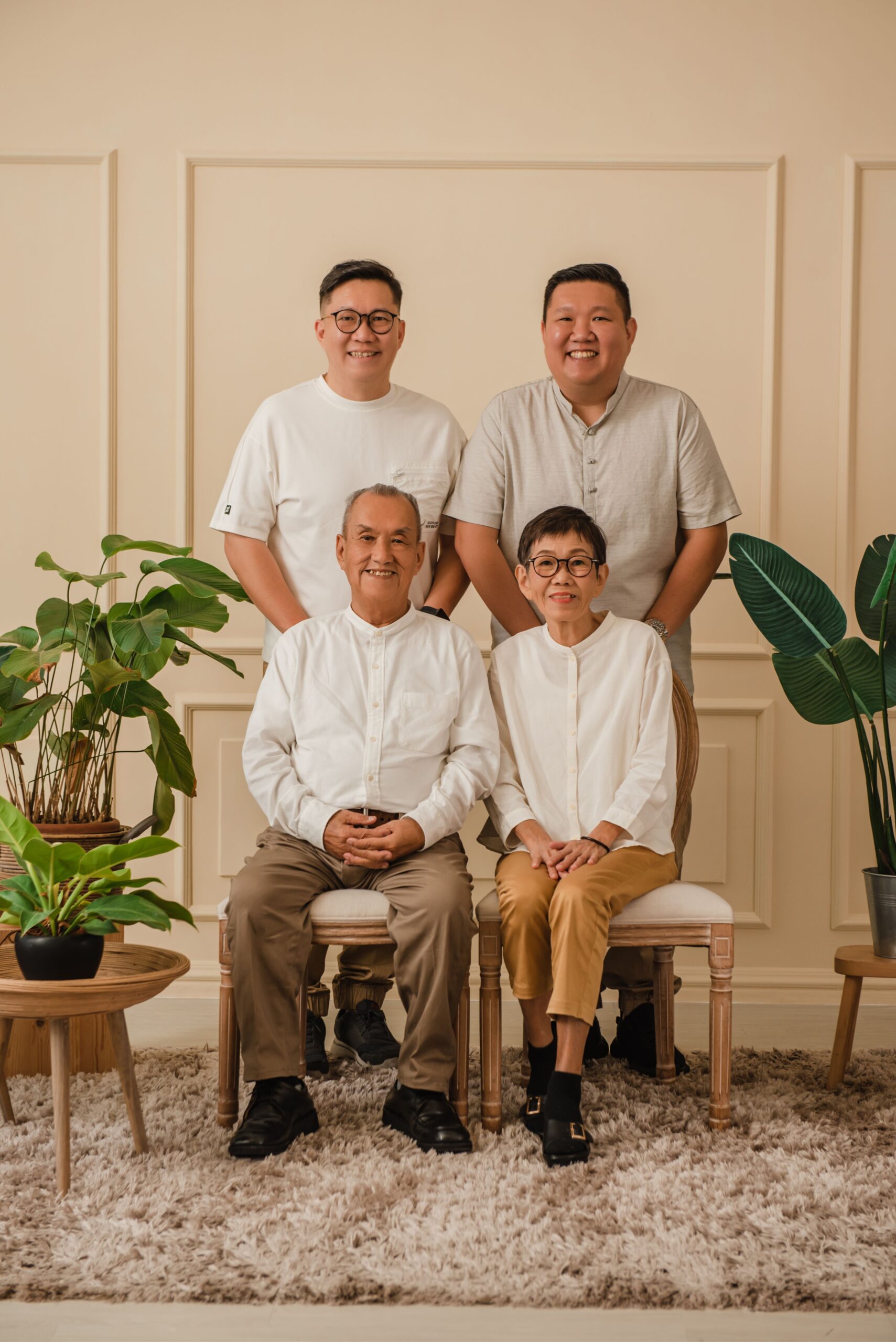 Relaxed family photography session