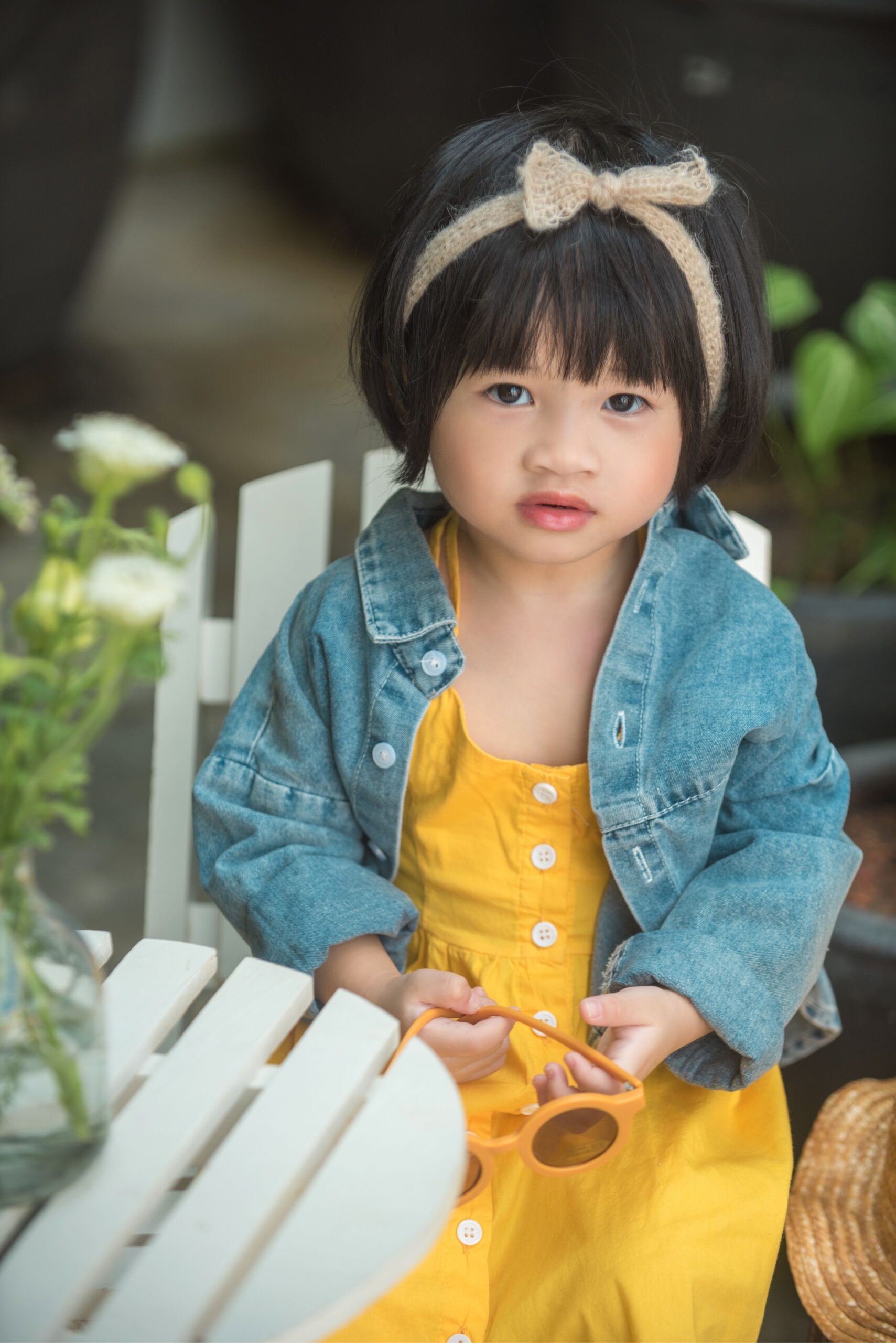 Natural outdoor child portrait