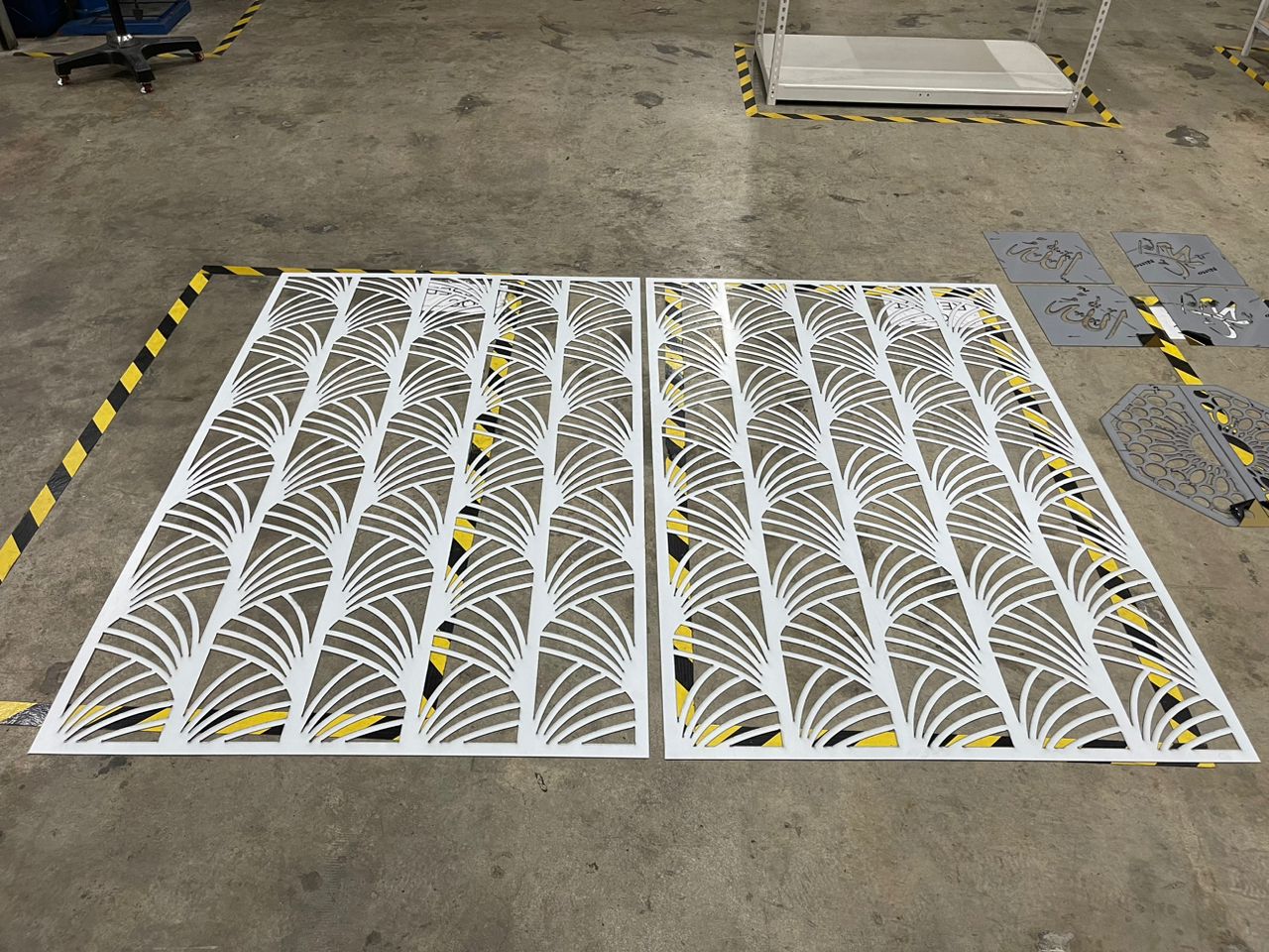 BA Stainless Steel Laser Cut Pattern