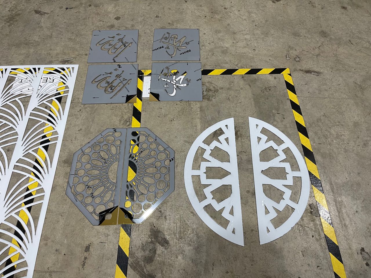 Stainless Steel Laser Cut Pattern